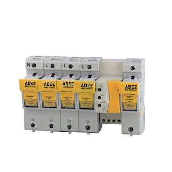 Boitier parafoudre FUSADEE tétrapolaire Medium 15KW contrôleur Up 0,8kV|Adee electronic-ADY021152