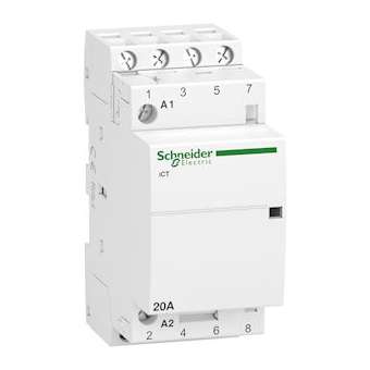 Acti9, iCT contacteur 20A 4NO 220...240VCA 50Hz|Schneider Electric-SCHA9C22824