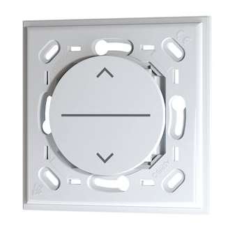 Kit support blanc compatible ODACE 1 touche large Volet Roulant|Adee electronic-ADY10040013