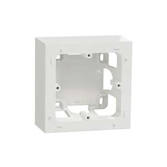 Odace Styl, boîte pour montage en saillie Blanc, 1 poste|Schneider Electric-SCHS520762