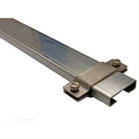 Gaine de protection acier galvanisé pour ruban et 3 fixations|Adee electronic-ADY092201