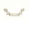 Clip inox fixation du ruban par simple pression