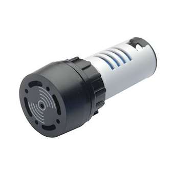 Buzzer 80dB à 10 cm ø22mm 24Vca/cc encastrable IP65|AE&T-APQO50BE80024