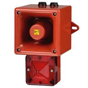 Combiné xénon 5J/113 dB TONAFLASH 230 ±10% Vca - Rouge - 64 sons|AE&T-APQTL105XV22303