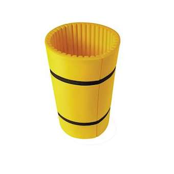 Kit Amortisseur Park Sentry rond Lot 3 plaques et 2 sangles noires|AE&T-APQPSR-Y-KIT