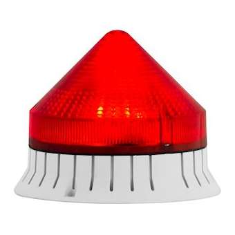 CTL1200 LED, feu fixe/clignotant, IP54, V90/240AC, diam 120mm, base grise|Sirena-ENA38753