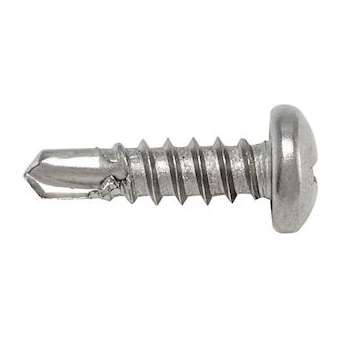 Vis tôle auto-perceuse tête bombée Phillips inox D 4.8 x 25 mm (x 100)|Bizline-BIZ770253