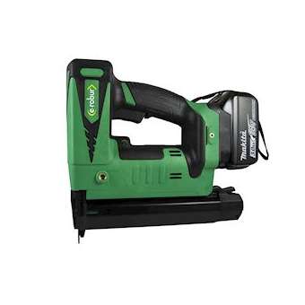 Agrafeuse 18V Li-ion. Livrée en coffret avec batterie 3 Ah et chargeur rapide.|Agi robur-AGI355200