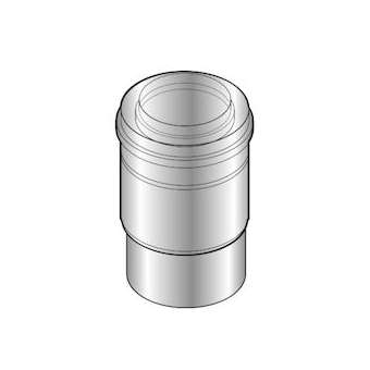 Adaptateur PPS D 60/100 sur 80/125 mm|De Dietrich-DDQ84887708