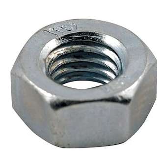 Écrou hexagonal en acier zingué M5 (x 200)|Bizline-BIZ770191