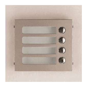 Façade 4 boutons d'appel pour gfsw|Aiphone-AIPGF4P