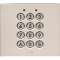 Module clavier 100 codes 2 relais avec façade pour gamme gt