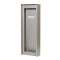 Cadre saillie aluminium avec visière 4 modules p/gt|Aiphone-AIPGT104HB