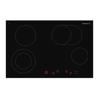 Table vitrocéramique 77 cm - 4 Hi-Light dont 2 extensibles - 7,6 kW|Airlux-ALXGTH750TC