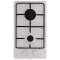 Domino émail gaz 30 cm - 2 foyers gaz - 4 kW - Manettes frontales