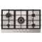 Table inox gaz 90 cm - 5 foyers dont 1 triple couronne - 11,3 kW - Manettes|Airlux-ALXAT955HIX