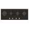 Table verre gaz 100 x 40 cm - 4 foyers dont 1 triple couronne - 9,25 kW
