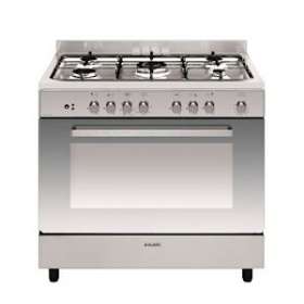 Cuisinière 90 x 60 cm inox - e-Cooker - Four électrique multifonction catalyse|Airlux-ALXGE960CBIX2