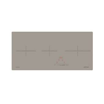 Table induction 80 x 37 cm - 3 foyers - 3 boosters - 6,7 kW - Slider - minuteurs|Airlux-ALXATI83SI