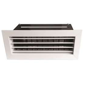 Bouche motorisée alimentation 12V Longueur 300 mm et hauteur 100 mm|Aldes-ALD35700014