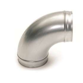 Coude galvanisé 90DEG - Diamètre 125 mm embouti|Aldes-ALD11093382