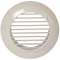 Grille plastique fixe BIP D 125 mm - Blanc