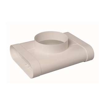 Té Minigaine blanc mixte vertical équivalent D125 (60x200)|Aldes-ALD11023979