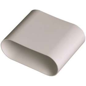 Raccord Minigaine male longueur 80mm équivalent D80 (40x100)|Aldes-ALD11023082