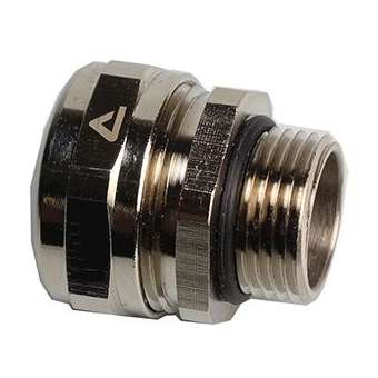 Racc. Comp. droit, Fixe, Lait. nick., M25x1,5 - Gaine SEALTITE 3/4'|Anamet-ANM7120251