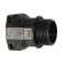 Racc. droit, PA6, IP 65/IP 68, M16, Noir - Gaine ANAQUICK DN12