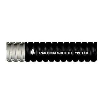 Gaine FCD, Gamme MULTITE, Acier galvanisé/PVC, Noire, DN20 - 17 / 21 mm -10 m|Anamet-ANM3600201