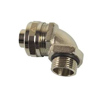 Racc. Comp. 90DEG, Fixe, Lait. Nick., UL/CSA, IP 67, M63x1,5 - Gaine NMUA 2'|Anamet-ANM7129630NM