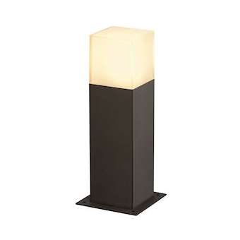 GRAFIT 30, borne extérieure, carré, anthracite, E27, 11W max, IP44|SLV-DC5231215