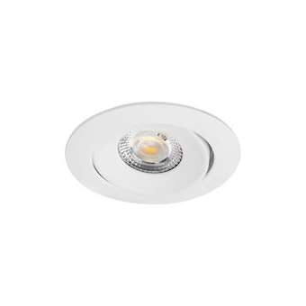ASPEN TILT - Encastré rond, basculant, blanc, LED 5W 36DEG 400lm 3000/4000K (CCT|Aric-ARI51226
