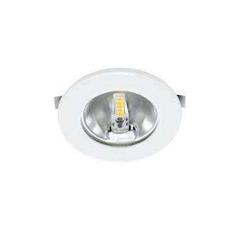 S1200 - Encastré rond blanc Ø,70mm, LED G4 1,8W 3000K 150lm incl.|Aric-ARI50770