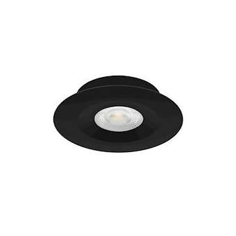 ASPEN - Encastré rond, fixe, noir, LED 5W 36DEG 450lm 3000/4000K (CCT)|Aric-ARI50749