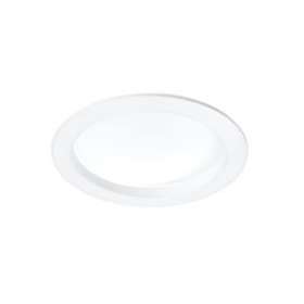 P10 - Downlight IP20/65, rond D105mm fixe blanc, 90DEG, LED intég. 10W 3000K 80|Aric-ARI50538