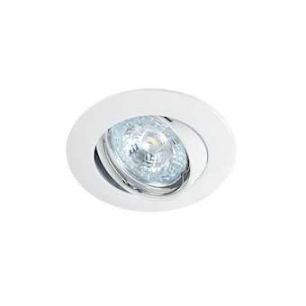 LUNAR 230 CX -Encastré GU10, rond, basc., blanc, connex. s/outil, lampe non incl|Aric-ARI4559