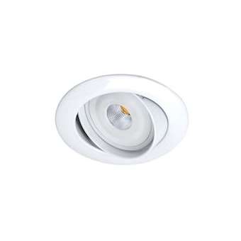 GALAXY - Encastré GU10, rond, basc., blanc, a/lpe LED 6W 4000K 480lm incl.|Aric-ARI5204