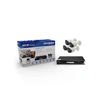 Kit vidéo surveillance 5MP 4 caméras + 1 NVR PoE 8 canaux + 2 To HDD|Gigamedia-GGMKITIP48C5MP