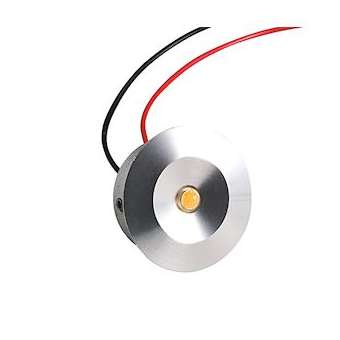 BALI LED 3 rond fixe alu brossé 3000K 1W 30DEG IP20|Europole-POL4001