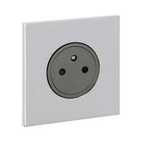 Art d'Arnould univers Epure prise de courant 2P+T 16A 250V - acier miroir|Arnould-ARD67631