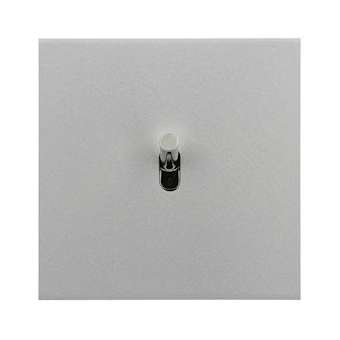 Art d'Arnould univers Epure va-et-vient ou interrupteur 10A - acier satin|Arnould-ARD67501