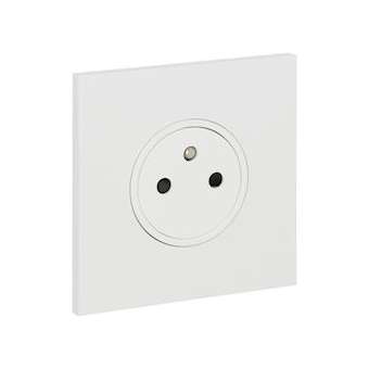 Art d'Arnould univers Epure prise de courant 2P+T 16A 250V - blanc satin|Arnould-ARD67931