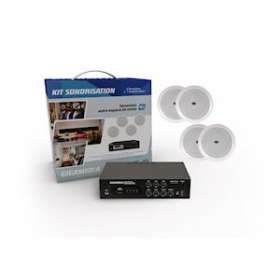 Kit de sonorisation petit commerce|Gigamedia-GGMPAKIT4S