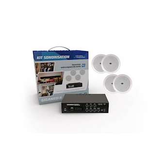 Kit de sonorisation petit commerce|Gigamedia-GGMPAKIT4S