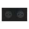 Art d'Arnould univers Epure double prise de courant 2P+T 16A 250V - noir mat