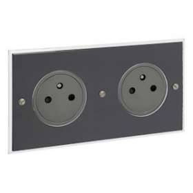Art d'Arnould univers Mémoire double prise 2P+T Surface 16A 250V - cristal|Arnould-ARD67032