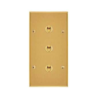 Art d'Arnould univers Mémoire 3 va-et-vient ou inter à levier 10A - or brossé|Arnould-ARD67206