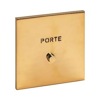 Art d'Arnould univers Epure guichet lumineux avec marquage Porte - or miroir|Arnould-ARD67791